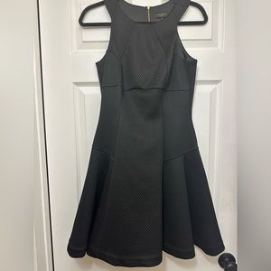 Ted Baker London black textured dress